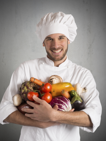 Cocina vegetariana en restauración